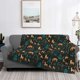 thumbnail image 2 of Fotbe Deers In The Forest Manta de Franela con Estampado, Manta Ultrasuave para Cama, Sofá, Auto, Hipoalergénica y Antibolitas-80"x60", 2 of 6