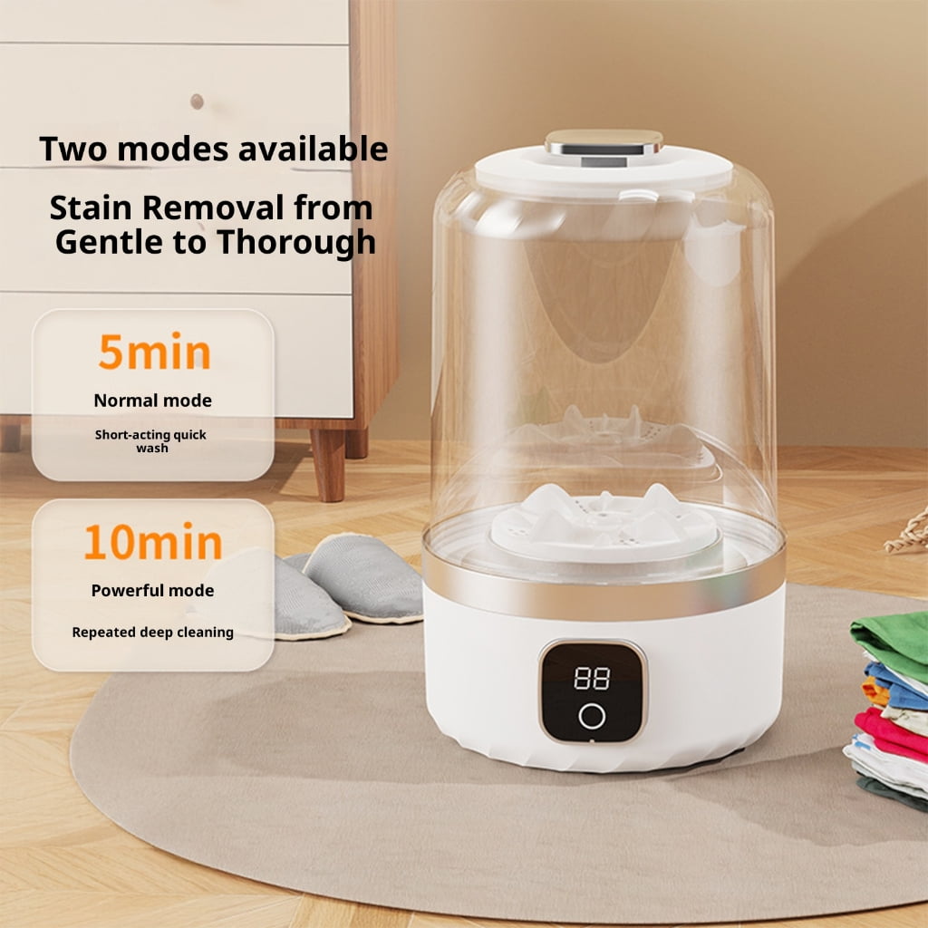 Zeiwohndc Underwear Washer Built in Battery Low Noise ABS Texture Travel Essential
