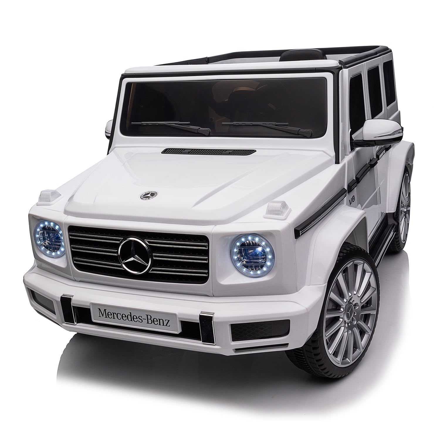 Resenkos 24V Kids Ride on Car, Electric Car for Kids, Ride on Toys with Parental Remote, White Resenkos 24V Kids Ride on Car, Electric Car for Kids, Ride on Toys with Parental Remote, White