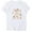 White, variant on Womens Loose Fit Crewneck Short Sleeve Vintage Mini Floral Print Lightweight Cotton Blend Casual Summer Top for Daily Chic