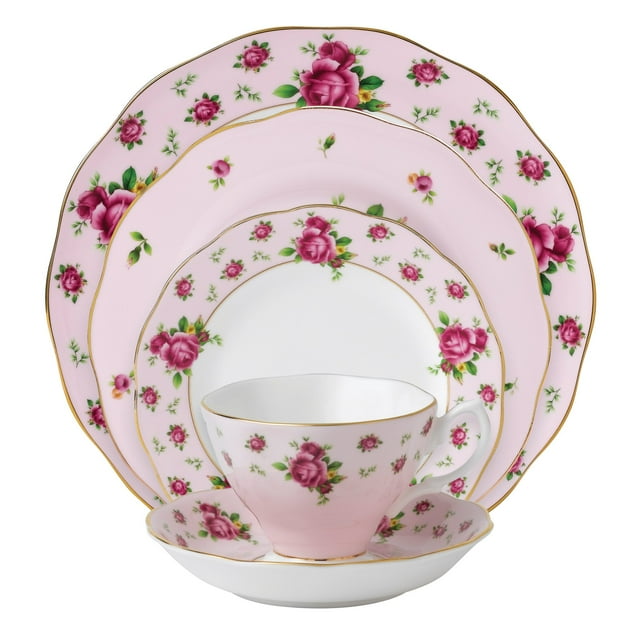 Royal Albert New Country Roses Rose Ensemble de 5 Pcs pour Table