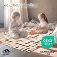 thumbnail image 4 of ODIKA 4'x6' Machine Washable Non-Slip Area Rug, Machine for with Abstract Geometric Tile High Traffic Rug, Beige, 146622, 4 of 7