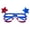 Blue & Red, variant on Joernso Independence Day Light Up Glasses LED American Flag Flashing Shades 4th of July Veterans Day Memorial Day Fast/Slow Glow Glasses
