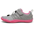 thumbnail image 2 of NORTIV 8 Women's Quick Dry Water Shoes Barefoot Sports Aqua Beach Pool Swim Surf Running Shoes SNWS221W GREY/PEACH Size 7.5, 2 of 6