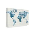thumbnail image 2 of Trademark Fine Art 'Kanari Map Indigo' Canvas Art by Melissa Averinos, 2 of 3