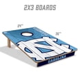 thumbnail image 5 of YouTheFan NCAA North Carolina Tar Heels 2' x 3' Cornhole Game, 5 of 6