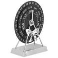thumbnail image 1 of OULII Vintage Black Iron Rotatable Perpetual Calendar for Home Office Decoration Timeless Design 3.5 Inch, 1 of 6