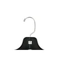 thumbnail image 3 of 17” Middle Heavy Weight Plastic Shirt Hanger with Molded Rubber Grippers, Black, 3 of 5