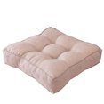 thumbnail image 2 of Cojín antideslizante de espuma viscoelástica para silla, diseño inteligente, cojín para suelo, puf cuadrado, chenilla, acolchado con diseño de borde festoneado, cojín hipoalergénico para ban, 2 of 4