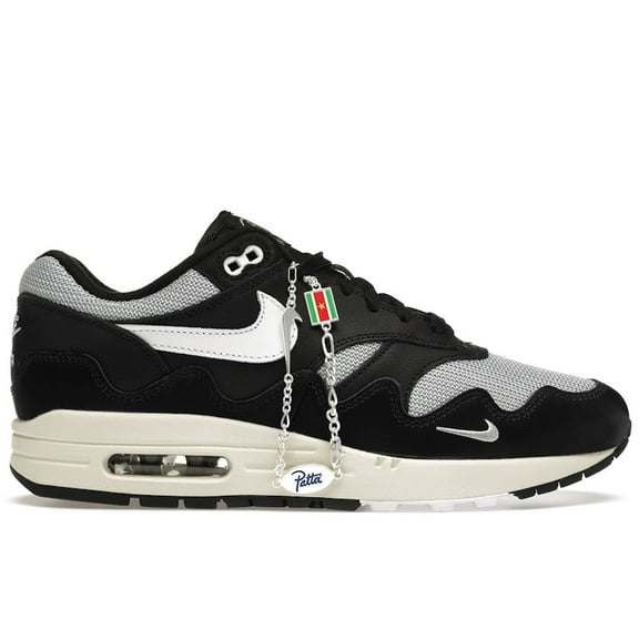 Nike Men's Air Max 1 Patta Waves Black (with Bracelet) Running Shoes, from StockX