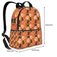 thumbnail image 4 of Lsque Ramen Noodle Soup Pattern Backpack – School Travel Canvas Daypack with Ergonomic Padded Straps, Multiple Compartments & Leather Handle, 4 of 5