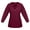 CH08-Red, variant on ADSSDQ Scrubs for Women Stretchy Nurse Scrub Top Zipper V-Neck Casual Long Sleeve Nursing Tops Pocketed Working Uniform
