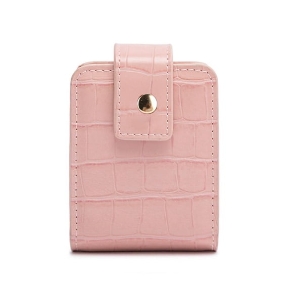 Lipstick Case with Mirror,PU Leather Lipstick Cosmetic Organizer,Mini Bag Travel Cosmetic Pouch,Fits 3 Lipsticks Makeup Pouch for Travel,Organizer Planner Accessories Supplies