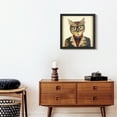 thumbnail image 6 of Empire Art Direct Funky Cat 2 Dimensional Collage Framed Graphic Art Under Glass Wall Art, 17" x 17" x 1.4", Ready to Hang, 6 of 6