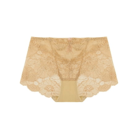 

Unique Bargains Juniors Plus Size Sexy Lace Floral Underwear Briefs Hipster Panty