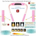 thumbnail image 5 of LED Neck Reading Light, 3 Color 5 Brightness Book Light for Reading in Bed, USB Rechargeable Reading Lamp , Night Light with Timer, Perfect for Reading Camping Repairing, Gifts for Mom, Pink, 5 of 6