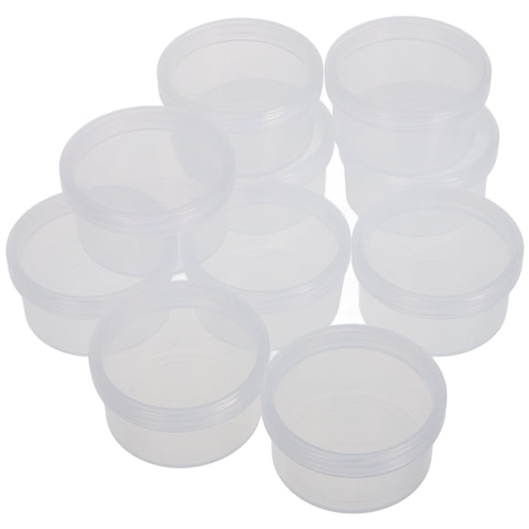GAXIRE 10Set Transparent Crayon Cases for Small Items Simple Aesthetic Style for Home Use