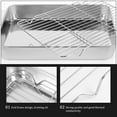 thumbnail image 4 of OULII 1 Set of Baking Pan Toaster Oven Tray Easy to Clean for Cooking Professional Chefs, 4 of 6
