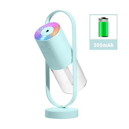 

Humidifiers Home Appliances Wireless Humidifier 360 Rotary Make-Up Atomization Usb Charging Projection Lamp