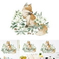 thumbnail image 4 of Removable Wall Stickers Nursery Decor Woodland Fox Flowers Kids Room Decor DIY, 4 of 5