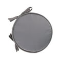 thumbnail image 2 of Cojín redondo para silla, muebles de jardín, suave, multiusos, sencillo, cojín para asiento, para el hogar, sofá, interior y exterior, jardín Gris claro 38 cm, 2 of 8