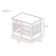 thumbnail image 4 of New Age Pet ECOFLEX® Horizon Dog Crate & End Table, Modern Slatted Indoor Dog Kennel, 4 of 7