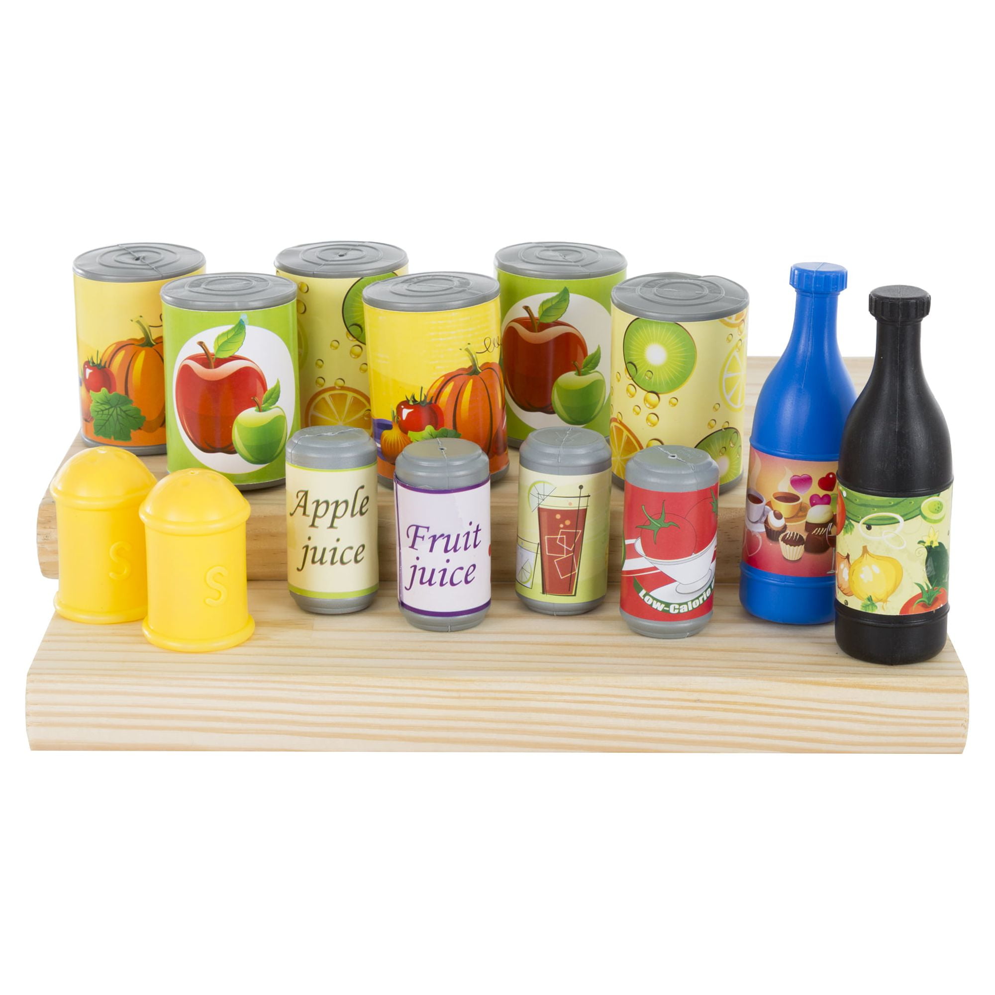 Pretend Play Assorted Food Set - Fresh, Boxed and Canned Food by Hey! Play!