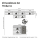thumbnail image 3 of Cocina Integral Completa Modular Madesa Vik 280cm BG 01, 3 of 4