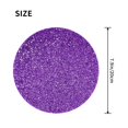 thumbnail image 3 of Disketp Glitter Purple Small Mouse Pad 7.9x7.9 Inches,Washable Round Mousepad For Office Laptop Computer,Non-Slip Rubber Base Mouse Pads For Wireless Mouse, 3 of 9