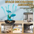 thumbnail image 5 of Tabletop Fountain Meditation Water Fountain Flower Mini Waterfall Fountain Decorations Sound Relaxation Lotus Ornament, 5 of 5