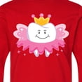 thumbnail image 4 of Inktastic Tooth Fairy Girls Pink Long Sleeve Youth T-Shirt, 4 of 5