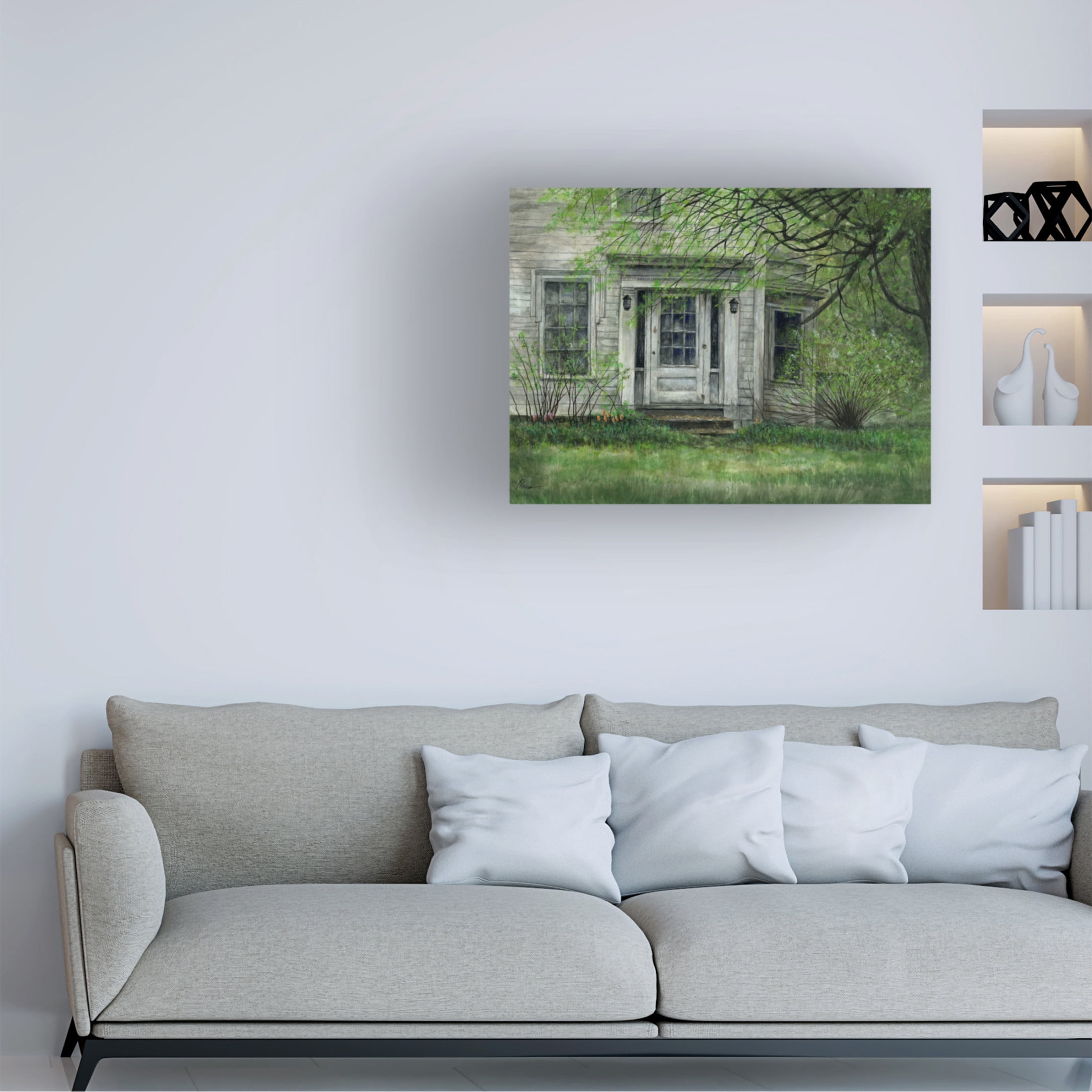 Canvas Wall Art - John Morrow 'Twas In The Spring' Wall Art for Living Room, Bedroom, or Office Décor by Trademark Fine Art - 32 x 24 Inches