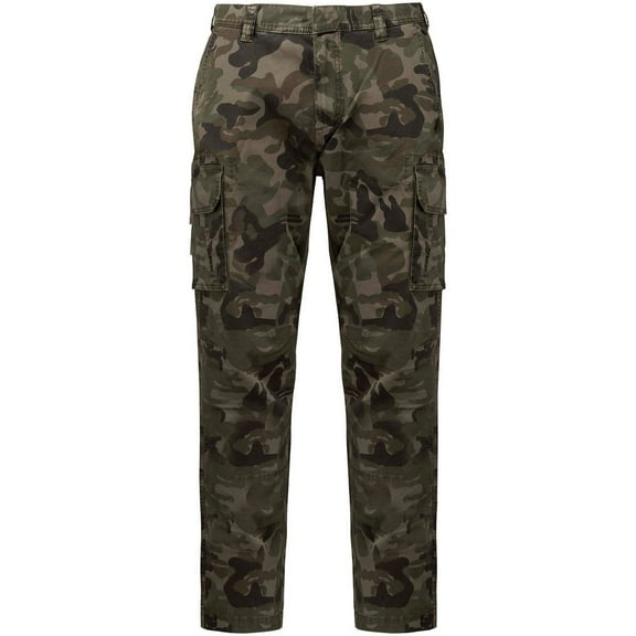 Kariban Mens Twill Camo Cargo Pants