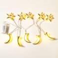 thumbnail image 4 of 5ft 10LED Eid Ramadan String Lights Star & Moon Shaped, 4 of 8