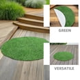 thumbnail image 3 of TABLZONE Weatherproof Artificial Grass Table Mat Green Fake Turf for Outdoor Event Decoration, 3 of 7