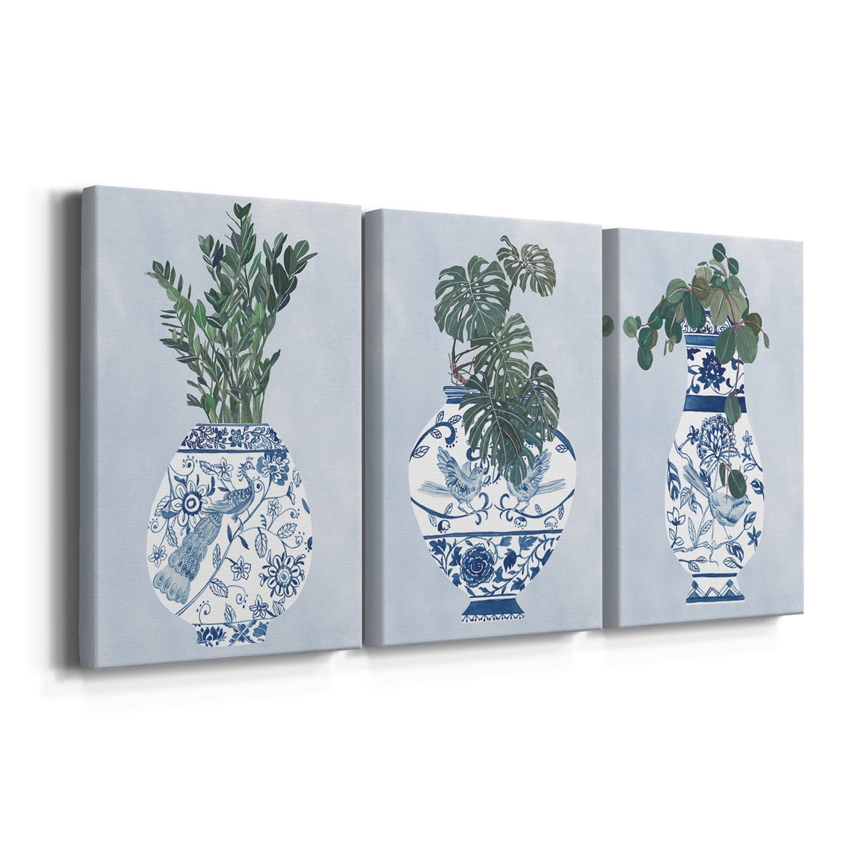 Moonlight Vase I Premium Gallery Wrapped Canvas - Ready to Hang - 8 x 12 Each