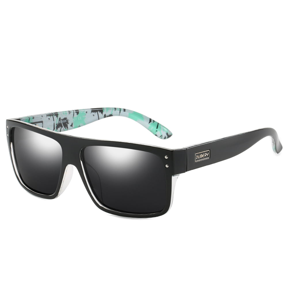 DUBERY Men Vintage Polarized Sunglasses Driving UV400 Eyewear Outdoor Shades Hot 