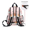 thumbnail image 5 of FORMRS School Backpack with Front Zippered Pocket 12" Student Travel Daypack, Pink Christmas Snowman, 5 of 6