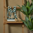 thumbnail image 2 of Studio 350 Bohemian Natural Wood Bead Garland with Cotton Tassels - 80 x 1 Natural - Mixed Bead, 2 of 5