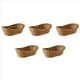 thumbnail image 1 of 5X Mimbre Ovalado Canasta de Pan Tejido, Cesta de Almacenamiento de 10.2 Pulgadas para Alimentos Fruta Cosmética Almacenamiento Mesa y Baño, 1 of 5