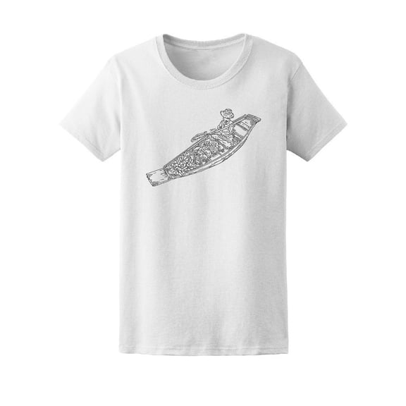 Boat In Thai River Tee Men's -Image by Shutterstock