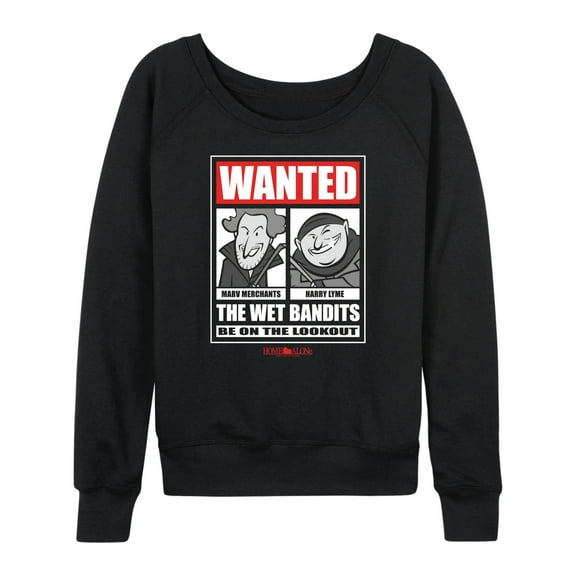 Home Alone - Wanted Wet Bandits - Women's French Terry Long Sleeve Shirt