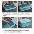 thumbnail image 2 of Car Trunk Storage Box Large Capacity Foldable PP Transparent Organizer Tidying Cargo Case Sundries Closet with Lid Handle, 2 of 9