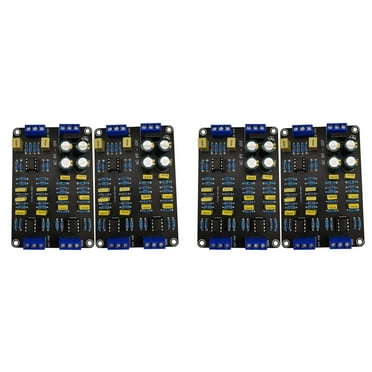 4Pcs 2 Way Active Crossover Filter Treble Audio Speaker Frequency Divider with NE5532 Pre-Chip for Modified Audio