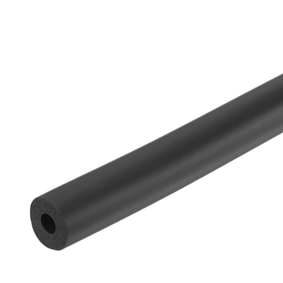 Uxcell Foam Tubing for Handle Grip Support,9mm ID 25mm OD 1ft Length Black