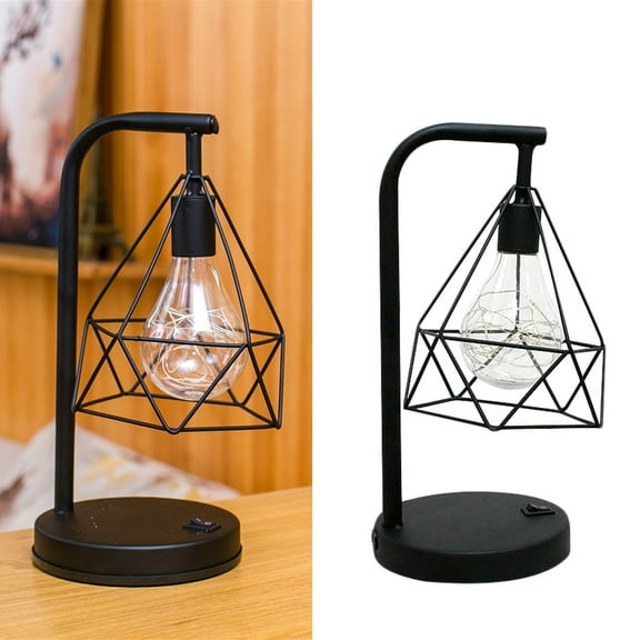 YOSADIER 1Pack Metal Cage Lamp for Indoor Outdoor Use in Industrial Rustic Style 11.8x5.3x11.4in