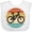 AA-White, variant on Inktastic Bicycle Vintage Cyclist Sunset Boys or Girls Baby Bib