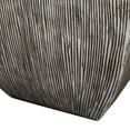 thumbnail image 3 of Hand Made Square Flower pot with Ribbed Design, White, Set of 3, 3 of 5