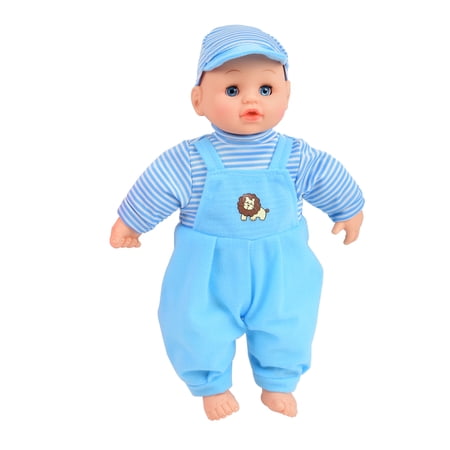 PlayWorld Baby Doll With 4 Sounds - Blue