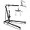 Black, variant on Lumiparty 2 Ton Folding Engine Hoist with Lever, 4400LB Hydraulic Cherry Picker Hoist Lift, Shop Crane with 6 Casters, Telescopic Boom for Lifting Motors, for Garage, Workshop and Repair, Black